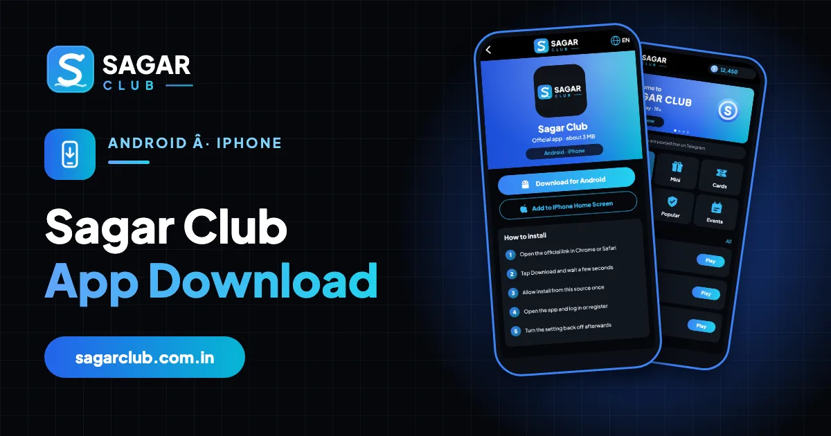 Sagar Club App Download guide