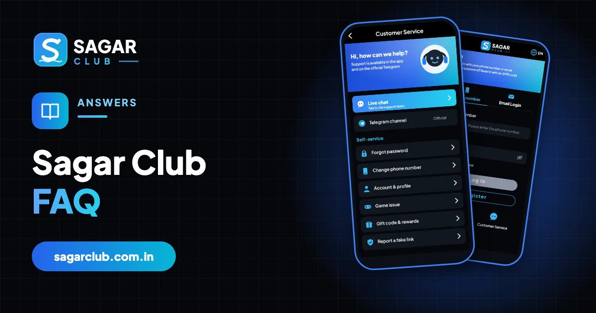 Sagar Club FAQ guide