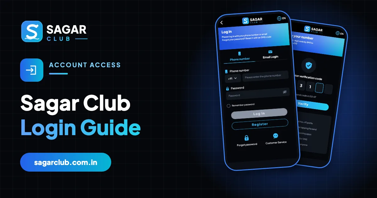 Sagar Club Login guide